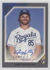 2022 Topps Gallery Rookie Auto Jon Heasley #RA-JH Auto 0a6
