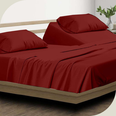 4 Piece Split Head Flex Queen Sheet Set for Sleep Number Bed, Ultra Soft Microfi