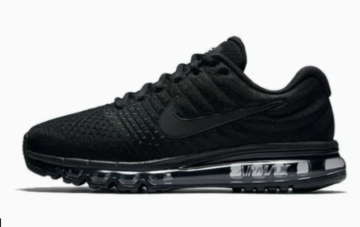 Nike Air Max 2017 Shoes Triple Black 849559-004 Men's NEW Size 8.5