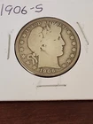 1906-S Barber Half Dollar (Free Shipping)