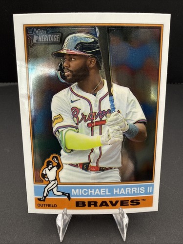 Michael Harris Ii [Chrome] #410 2025 Topps Heritage card