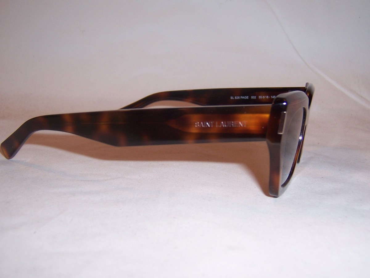 NEW SAINT LAURENT SUNGLASSES SL 826 PAGE 002 HAVANA/GREY  display picture 2