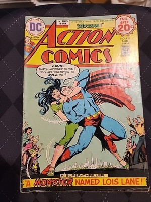 Action Comics #438 (DC Comics August  1974) FN-/VG Condition Bronze Age  