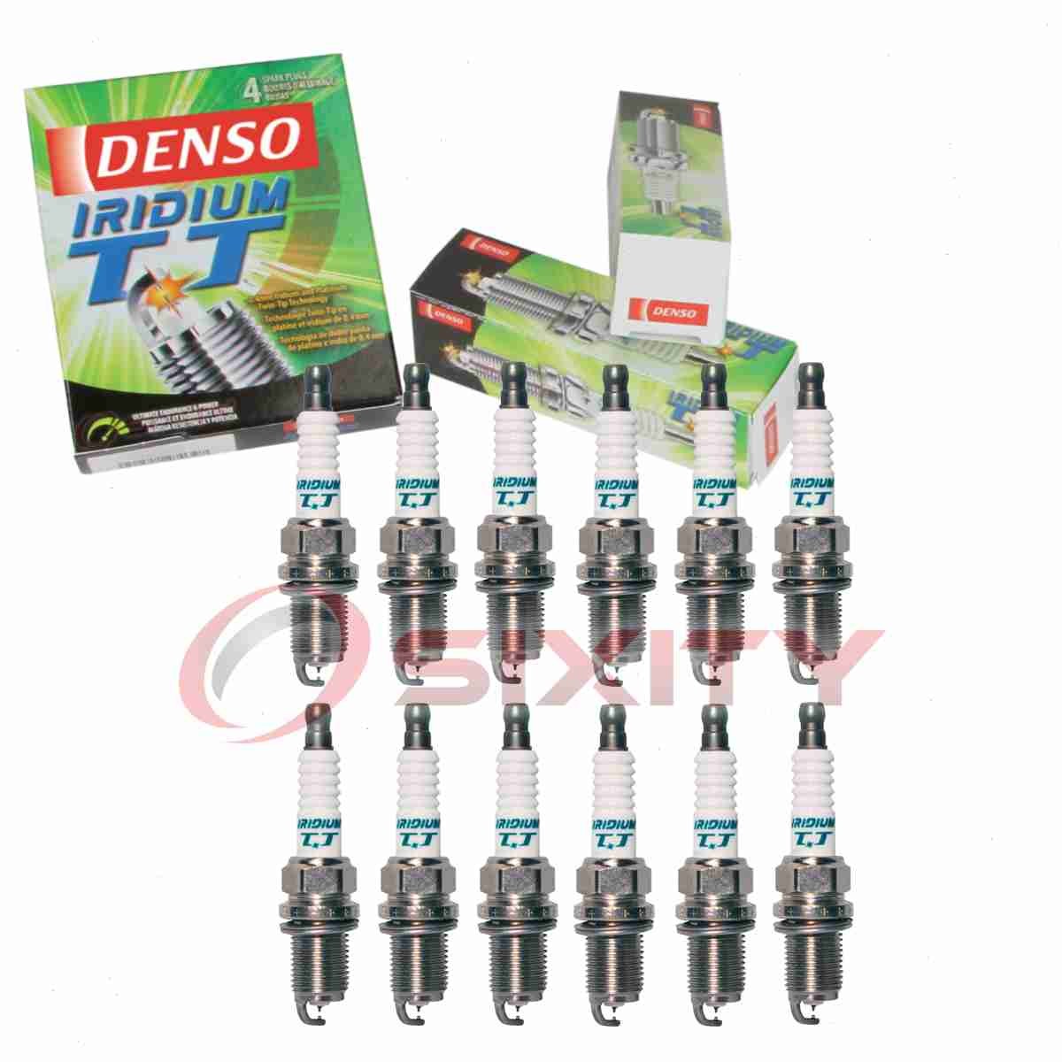 12 pc Denso Iridium TT Spark Plugs for 2006 Chrysler Crossfire 3.2L V6 ys