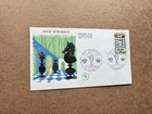Chess Topical FDC (213) 1966 France +Chess Festival#1154 +Cachet (A) Chess Board