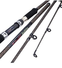 Sougayilang Carp Fishing Rod, Porable High Carbon 4 Pieces Blanks (Green)