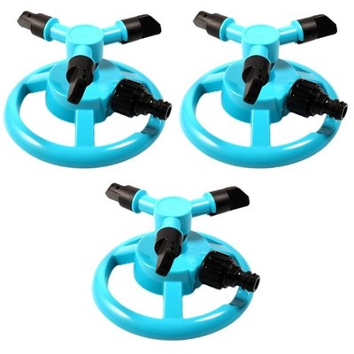  Set of 3 Wassersprängler Garten Sprenger Sprinkler Für Rasen Wassersprinkler