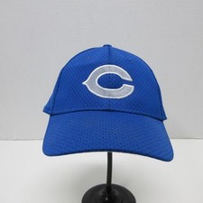 Augusta Hat Cap Strap Back Youth Blue Mesh Embroidered C Team Baseball Sports