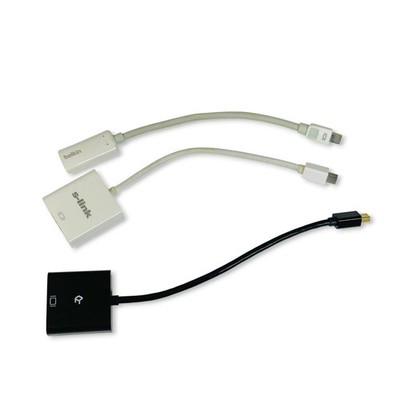 Belkin & Assorted & S-Link Mini Display Port to HDMI 4K & VGA Adapter Set, 3 PCS