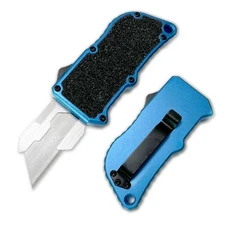 TU37 Aluminium Alloy Pocket Knife with Clip Small EDC Telescopic Retractable ...
