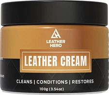 Leather Cleaner and Conditioner for Purses, Shoes, Furniture, Car Interior, and 