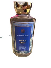 Bath  Body Works Denim  Daisies Shower Gel w/ Aloe  Vitamin E 10 fl oz