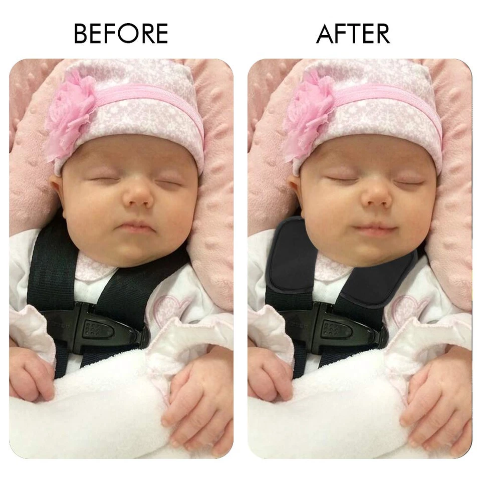 Accmor Car Seat Strap Pads for Baby Toddler Kids, Car Seat Strap Covers - Image 3 of 4
