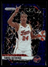 2024 Panini Prizm WNBA #40 Tamika Catchings Blue Velocity Prizms