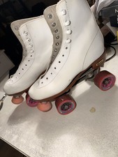 Chicago Women's White Quad High-Top Roller Skates Classic Style Comfortable Fit