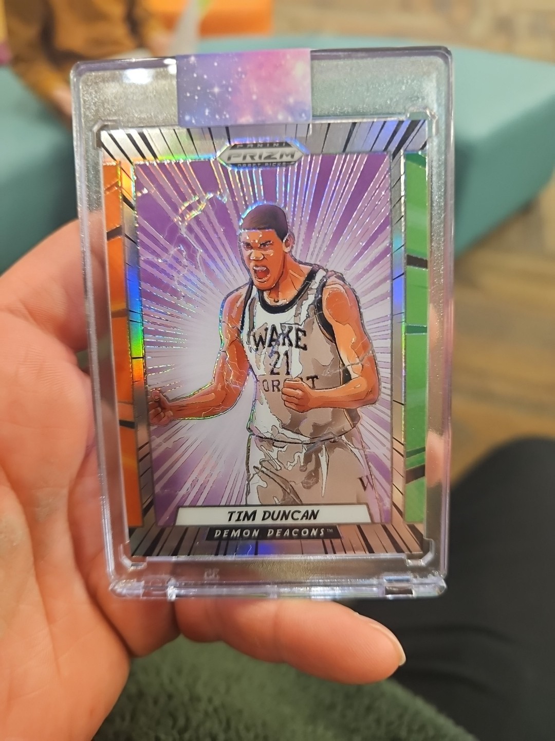 MANGA! 2024 Panini Prizm Draft Picks Tim Duncan #9 SSP