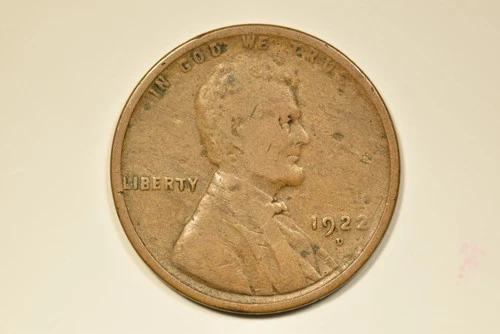 1922-D 1C Lincoln Wheat Cent Good or better S18122