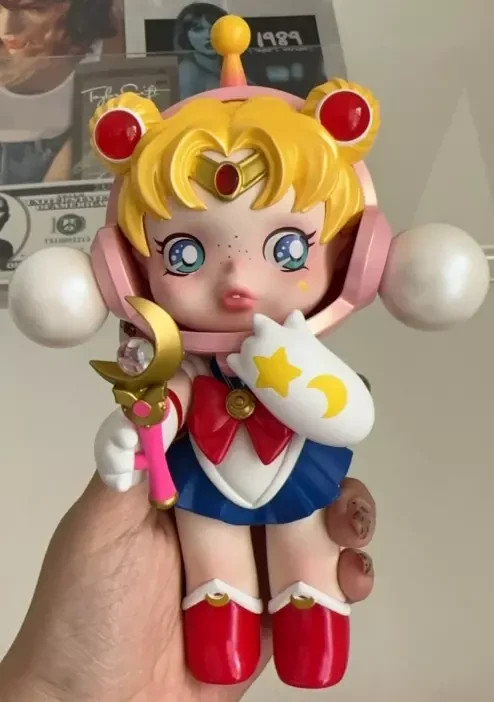 New Authentic POP MART Skullpanda X Sailor Moon Figure Factory