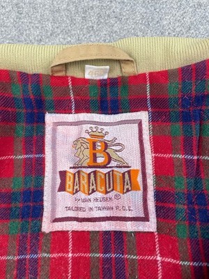 Vintage Baracuta Van Heusen Harrington Jacket Size 46R Tartan