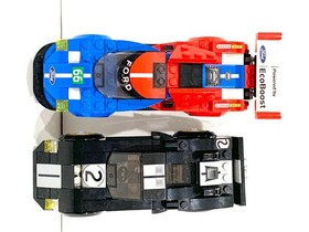 USED LEGO SPEED CHAMPIONS 75881 2016 FORD GT & 1966 FORD RETIRED SET