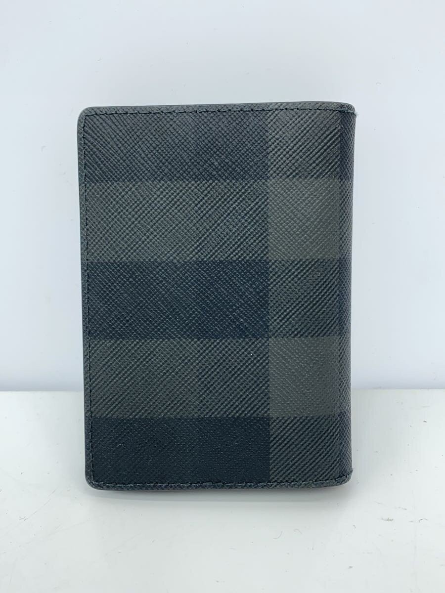 BURBERRYS Card Case, Leather, Gray, Plain, Women's, A1208 thumbnail 2