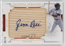2024 Panini National Treasures Holo Gold /10 Jim Rice #LJS-JRC Auto HOF 17uv