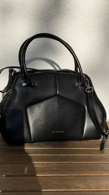 CROMIA Damenhandtasche Echtleder Schwarz - Elegant, Modern & Zeitlos Top Zustand