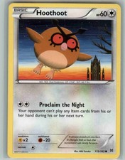 Hoothoot 119/162 Common BREAKthrough Pokemon MP