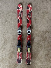 Wedze MRZ 100 Kids Skis 104cm Length Salomon 305 Bindings