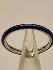 Pandora Size 56 Metallic Electric Blue Enamel ME Ring Ale 925 199655C02