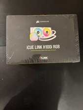 Corsair iCue Link H100i rgb 240mm liquid cpu cooler Brand New Sealed