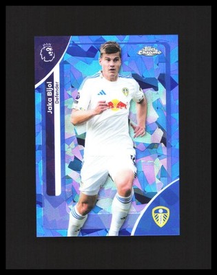 2025-26 Jaka Bijol Topps Chrome Sapphire Premier League #102 Leeds United D