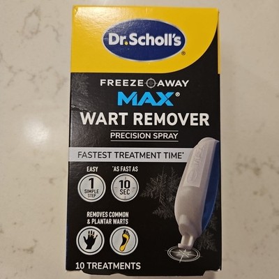 Dr. Scholl s Freeze Away Max Wart Remover Precision Spray 10 Treatments 2027+