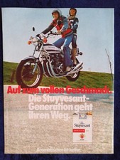 Peter Stuyvesant Zigaretten mit Kawasaki Z 900, originale Werbung aus 1977