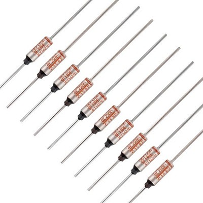 BOJACK 10 Stück Thermosicherung SF139E 10A 250V 142°C SEFUSE Organisch