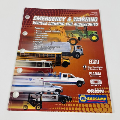 #ad NAPA Balkamp Emergency and Warning Vehicle Lighting and Accessories Catalog $29.99