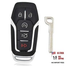 Keyless Entry Remote Smart Key Fob Shell Case Button Pad Cover for Ford Fusion