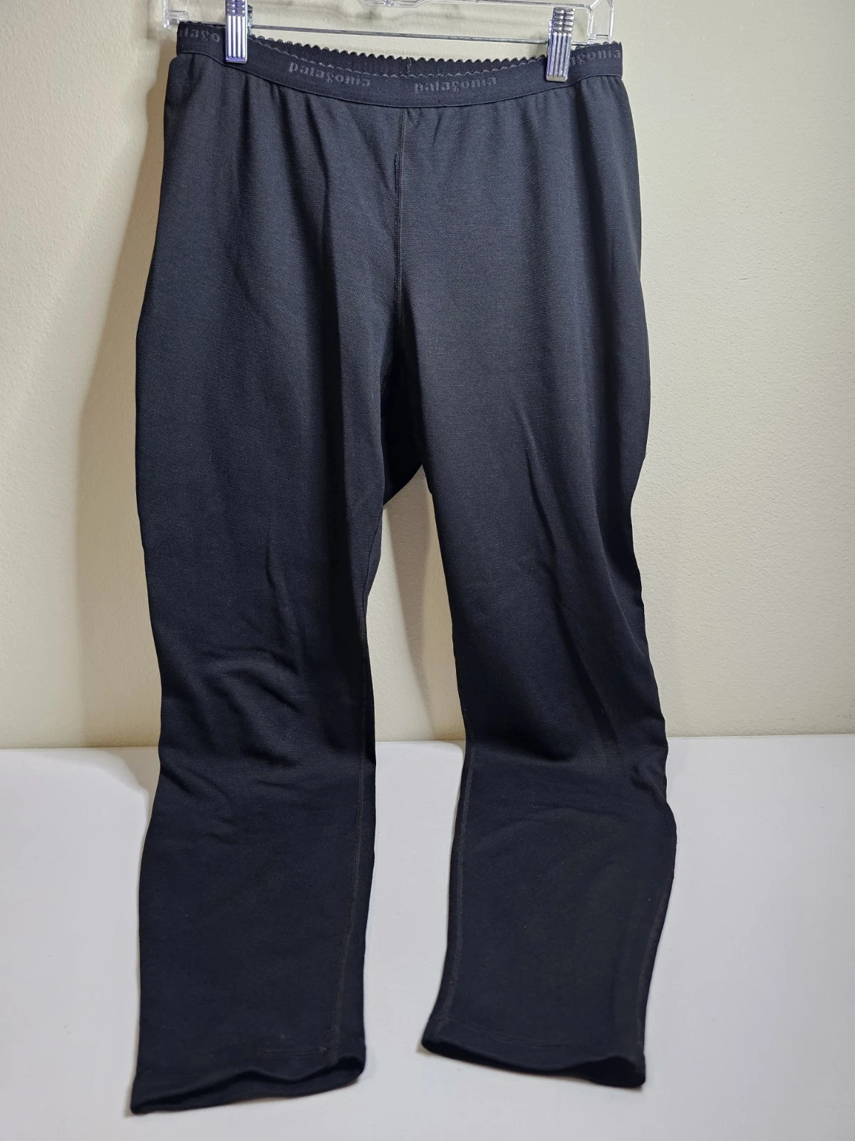 Patagonia Performance Base Layer Capilene Women's Size Large Pants Black