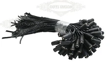 100x 12v DC Power Pigtail Female 2.1mm Cable Plug Wire For CCTV Security Camera