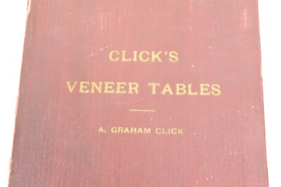 #ad #ad Rare Click#x27;s Veneer Tables Lumber Industry A. Graham Click Hardback 1940 $14.99