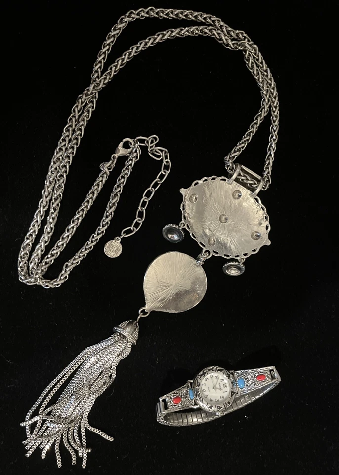 Graziano 项链绿松石珠红色珠饰/类似设计手表 — 第 4/4 张图片