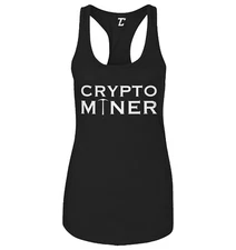 Crypto Miner - Crypto Currency Invest Pickaxe Chisel Women's Tank