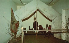 Postcard OH Lancaster Ohio Sherman House Field Tent Unposted Vintage PCG8553