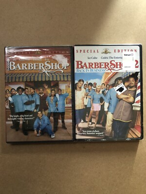 Barbershop & Barbershop 2 (DVD) Ice Cube, Cedric the Entertainer NEW Sealed