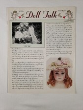 a little Doll Talk from Byron Molds - Magazine Feb 1985 Vintage Doll Newsletter
