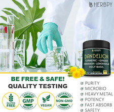 Dandelion Root Supplement 7500Mg 6In1 for Digestion, Heart Health  Immune - ...