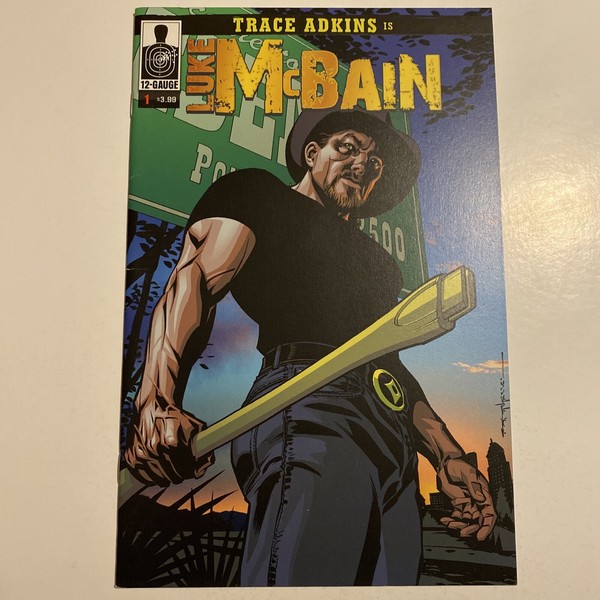 Cómics Luke McBain #1 | En estado bastante bueno/casi nuevo | Cómics calibre 12 2009 | Raro Trace Admins