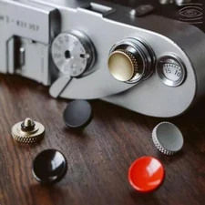 New 11mm Brass Camera Shutter Release Button for Fuji Leica Nikon Canon Olympus