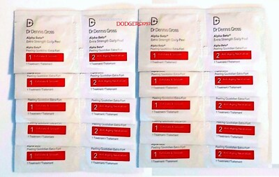 #ad Dr Dennis Gross Alpha Beta Extra Strength Daily Face Peel Set of 10 Exp 10 26 $36.00