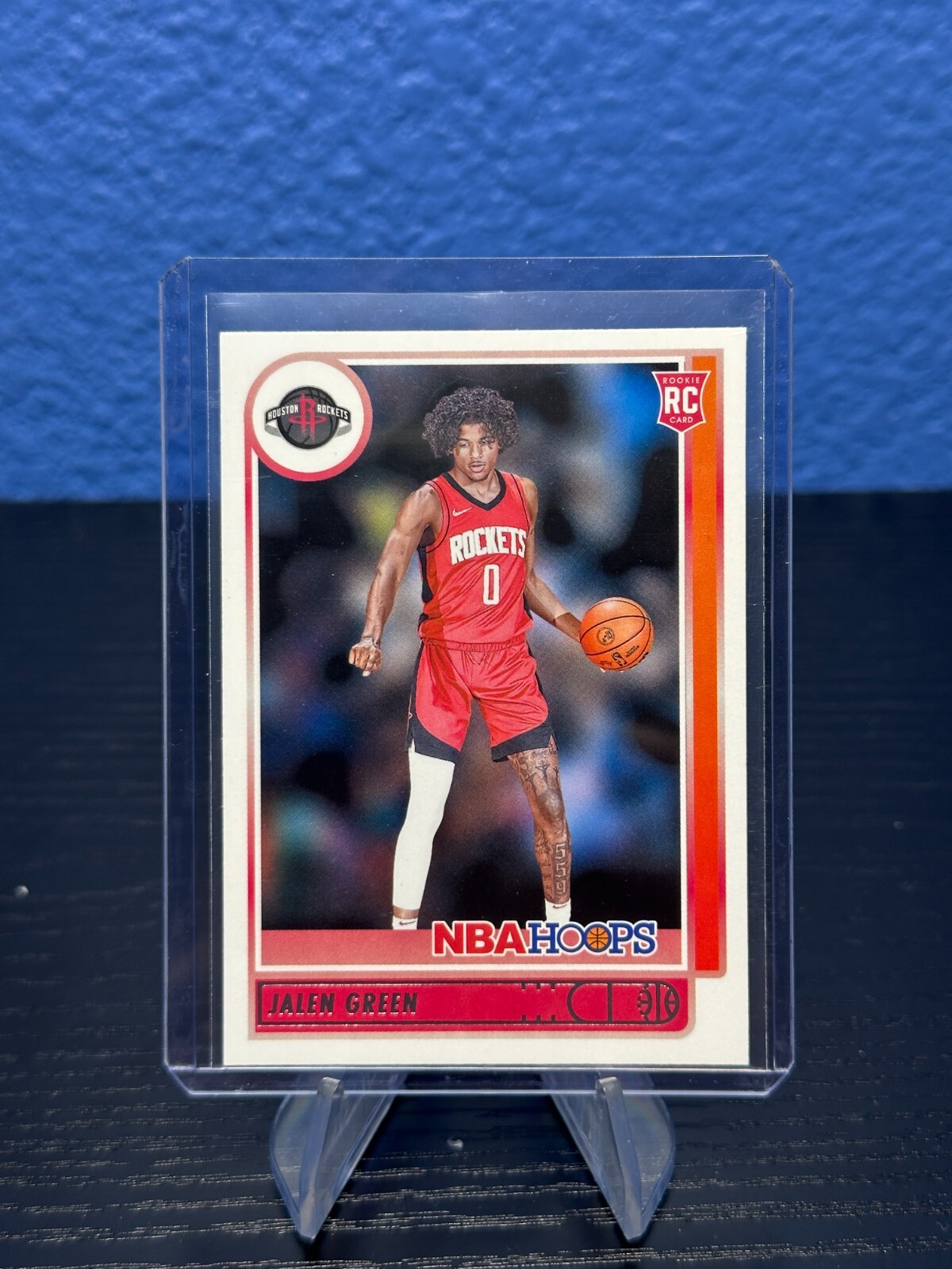 2021-22 Panini NBA Hoops Jalen Green Rookie Card #218 Houston Rockets RC (D3)
